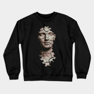 Fragmented Face Crewneck Sweatshirt